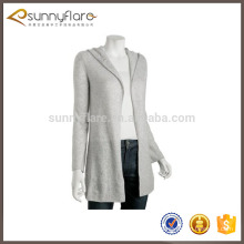 Special design pure cashmere open cardigans for women on sale